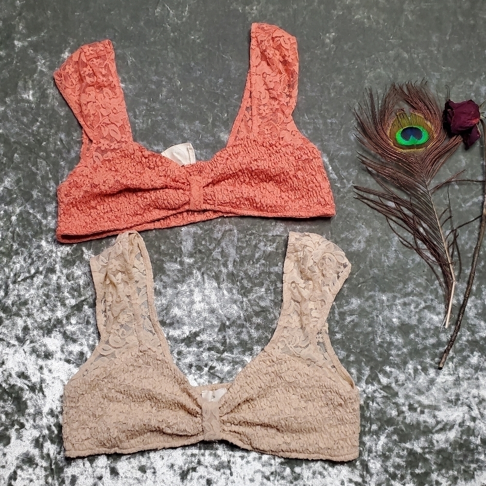 Pins & Needles Lace Bralettes